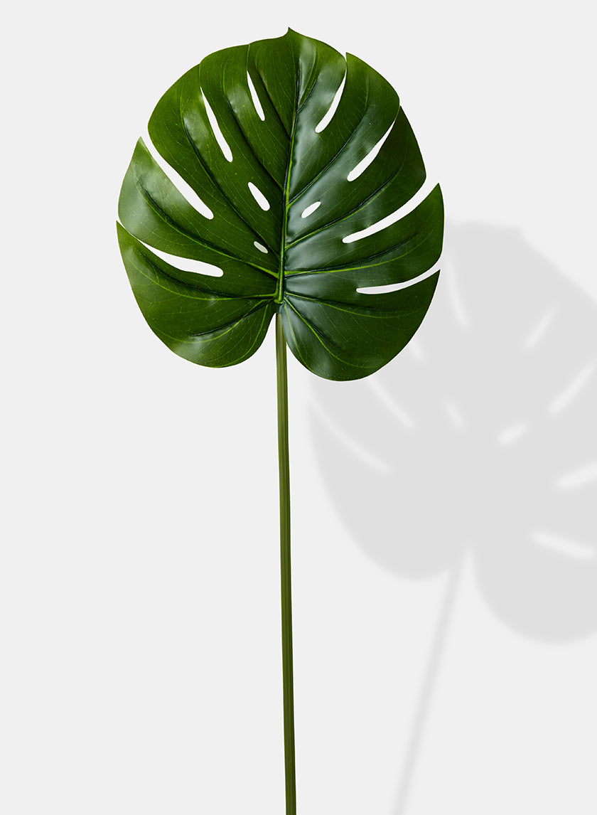 26in Long Real Touch Monstera Leaf Decor Jamali-garden
