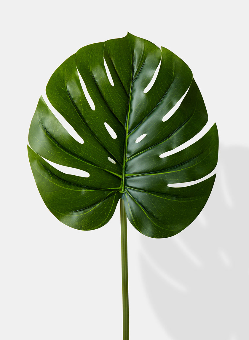 26in Long Real Touch Monstera Leaf Decor Jamali-garden