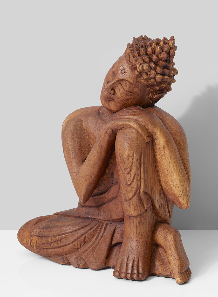 10.5in Tall Relaxed Buddha Decor Jamali-garden