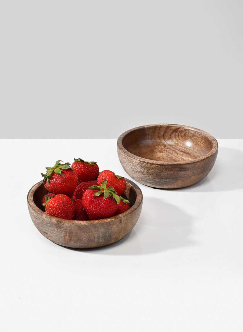 5in Wide Salma Wood Bowl, Mini Decor Jamali-garden