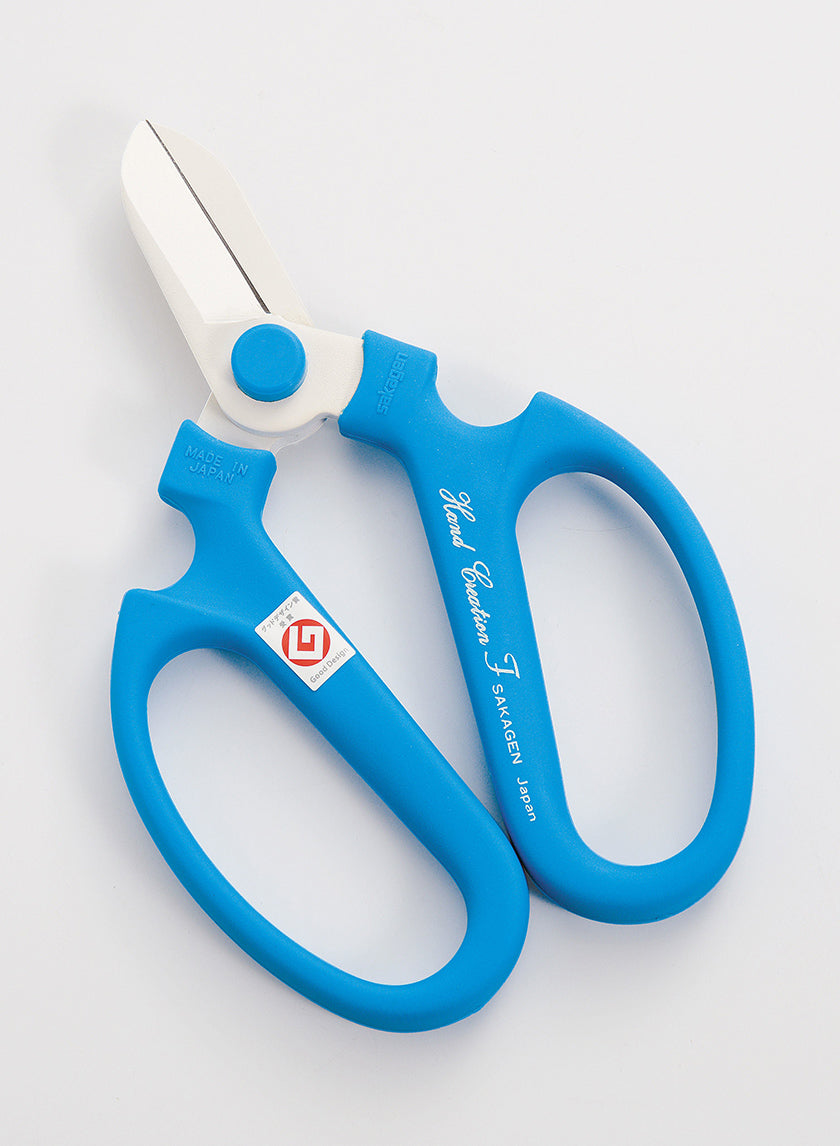 Sky Blue Sakagen The Florist Scissors, Right-Hand Decor Jamali-garden