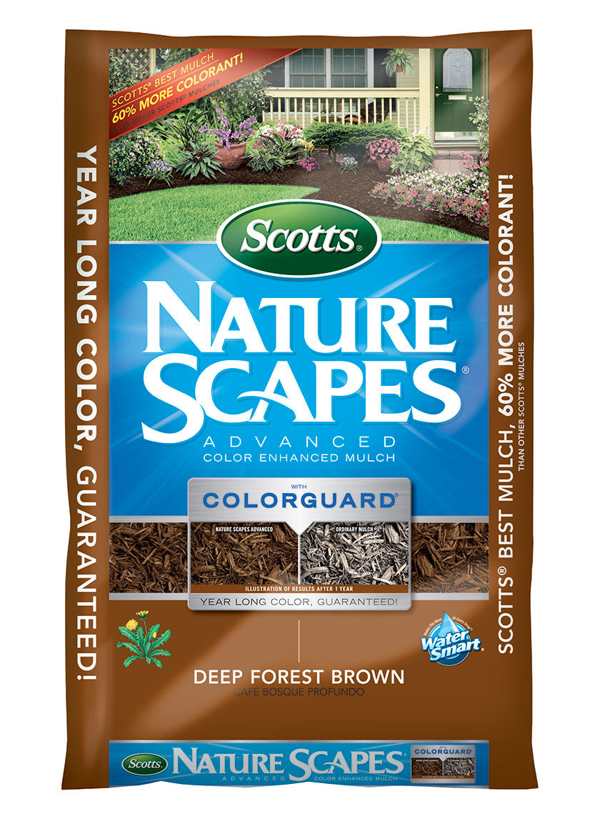 2 Cu. Ft. Deep Color Enhanced Forest Brown Mulch Decor Jamali-garden