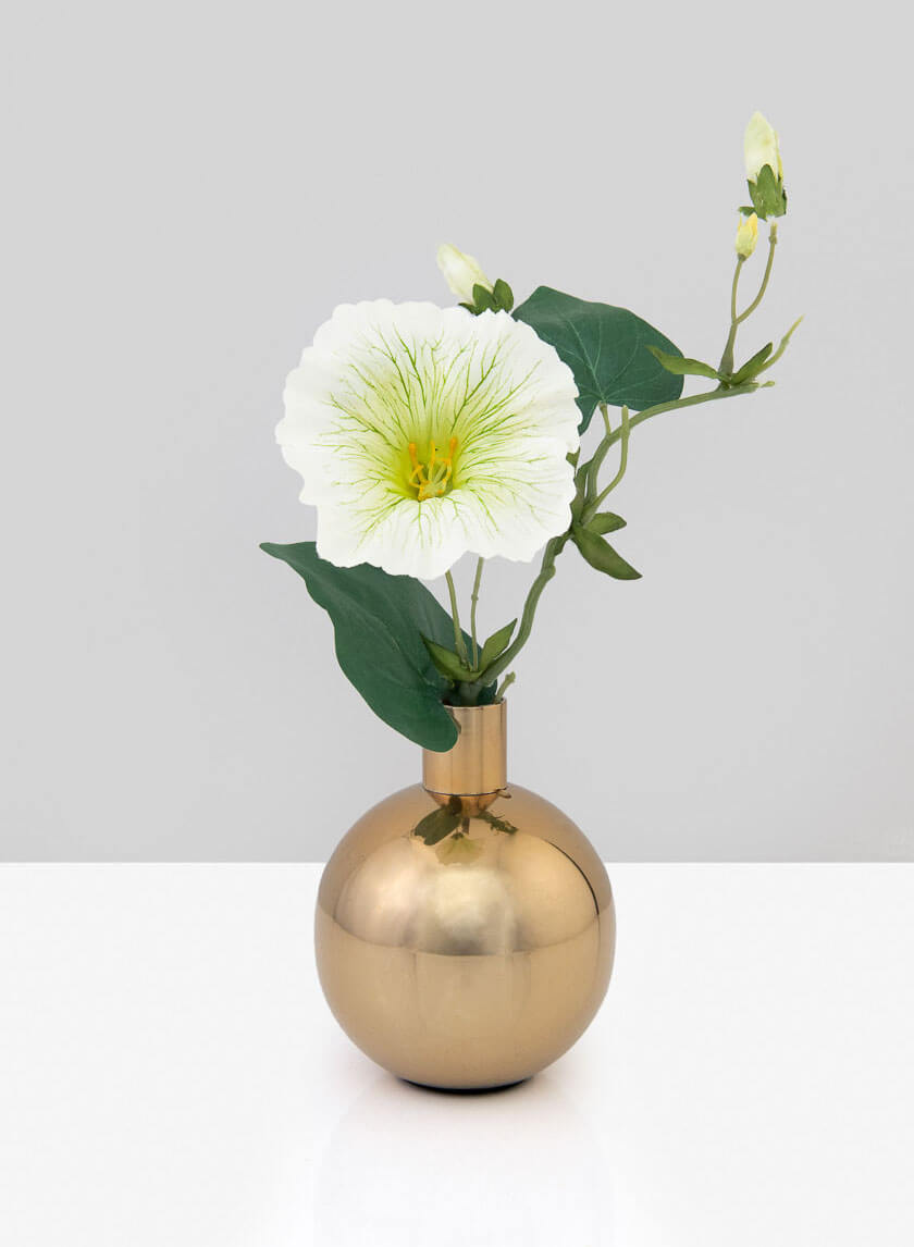 4.5in Tall Le Mans Gold Bud Vase Decor Jamali-garden
