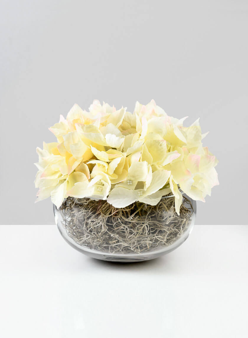 6in Wide Clear Glass Bowl Decor Jamali-garden