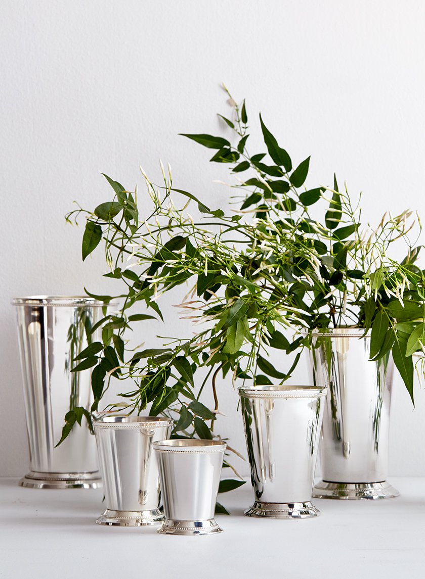 Silver Julep Cup Vases Decor Jamali-garden