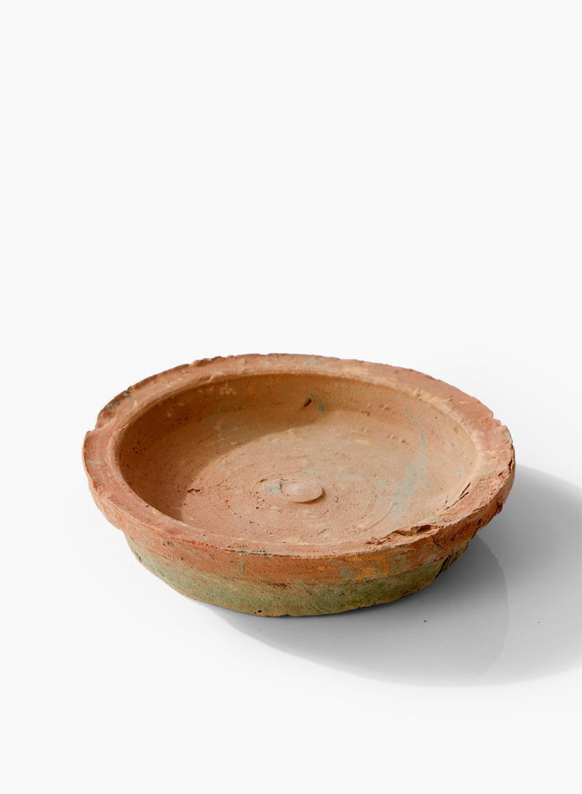 5.5in Wide Mossed Redstone Saucer Decor Jamali-garden