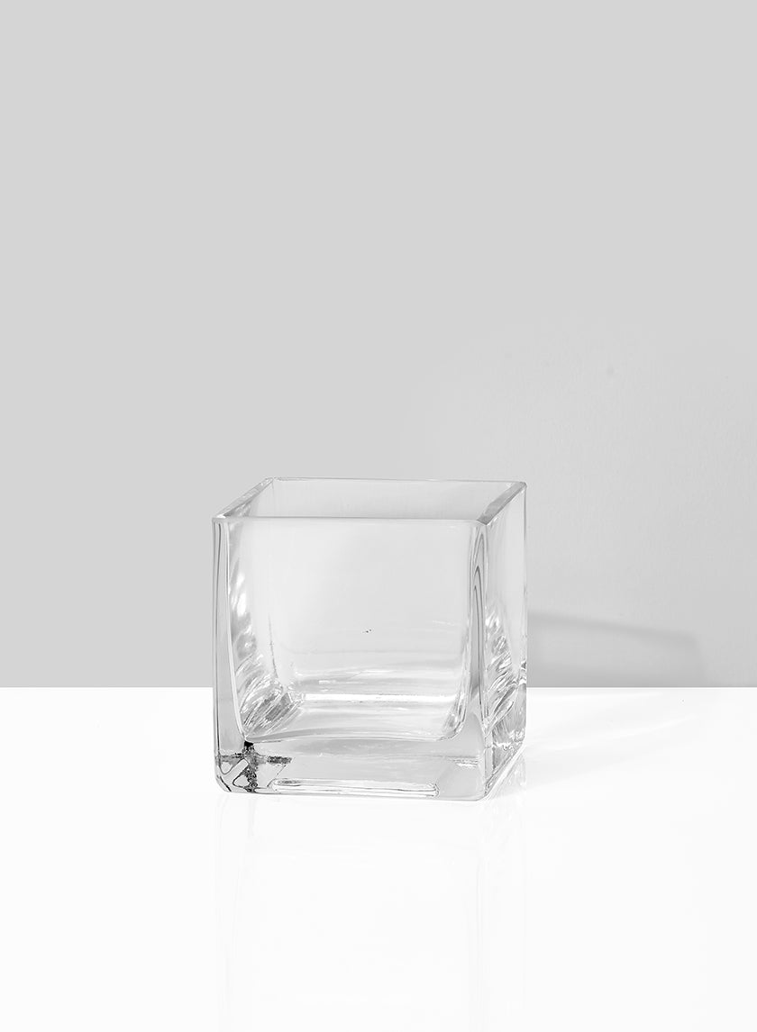3in Tall Clear Glass Vase Decor Jamali-garden