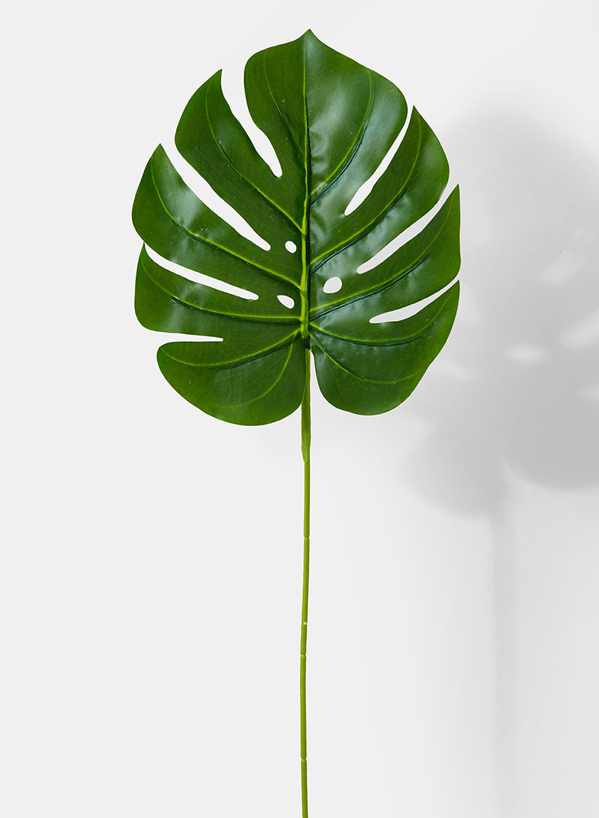 21in Long Small Artificial Split Philodendron Leaf Decor Jamali-garden
