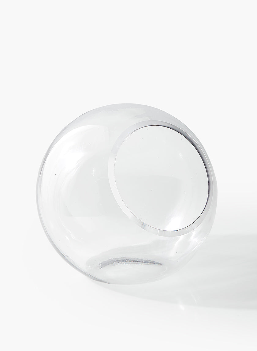 6in Wide Fishbowl Terrarium Glass Vase Decor Jamali-garden