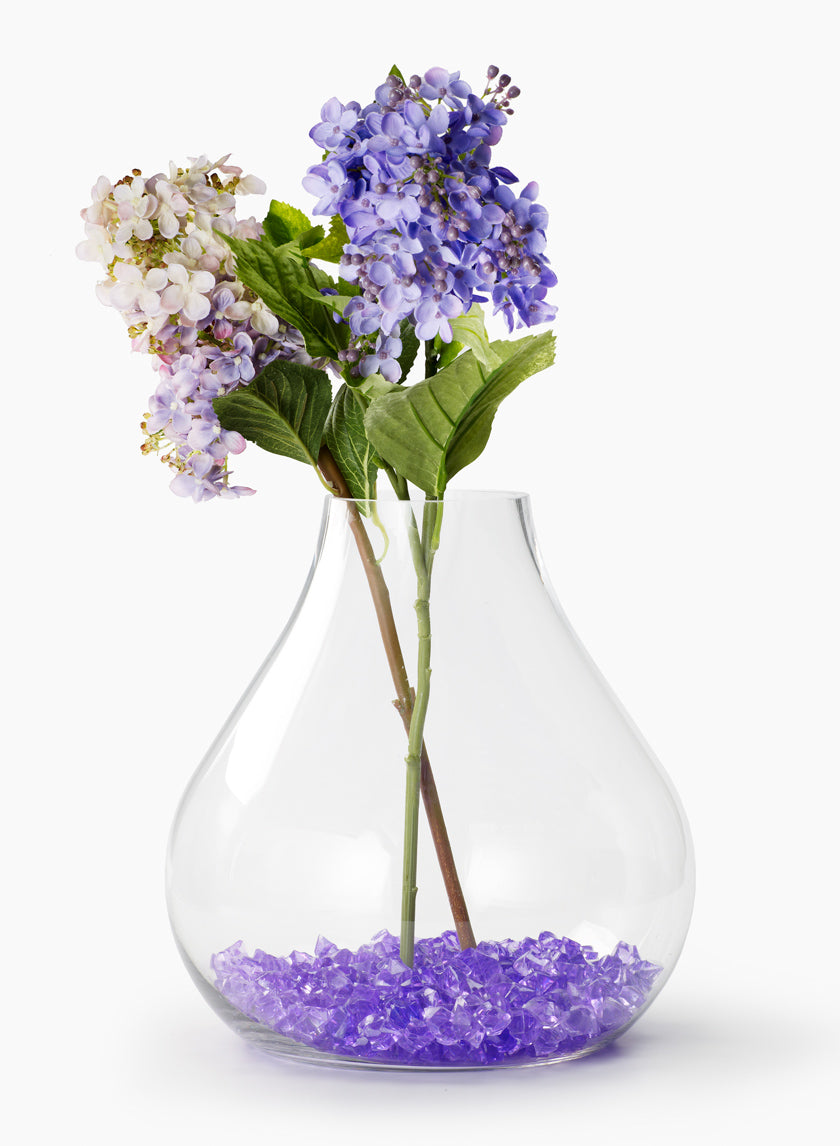 12in Tall Boheme Glass Terrarium Vase Decor Jamali-garden