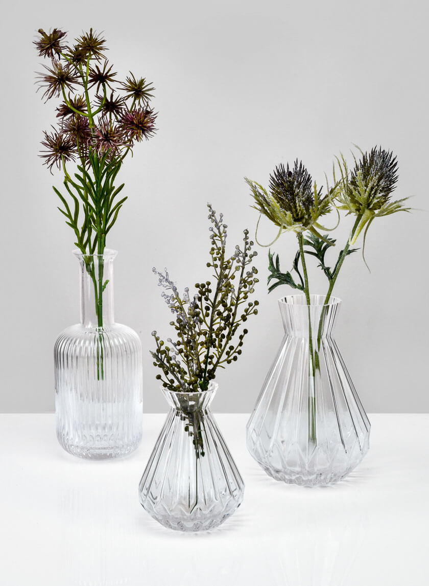 6.5in Tall Bonbon Glass Vase Decor Jamali-garden