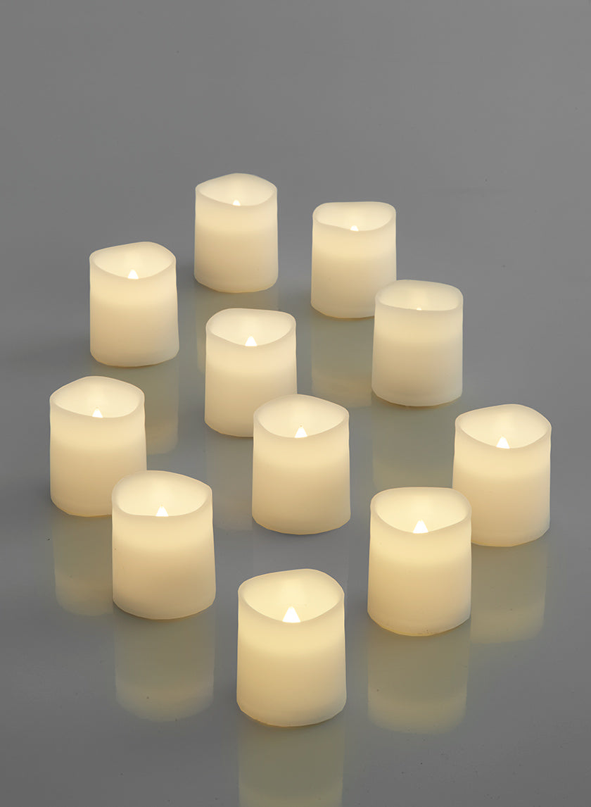 Warm White LED Votive Candle Decor Jamali-garden