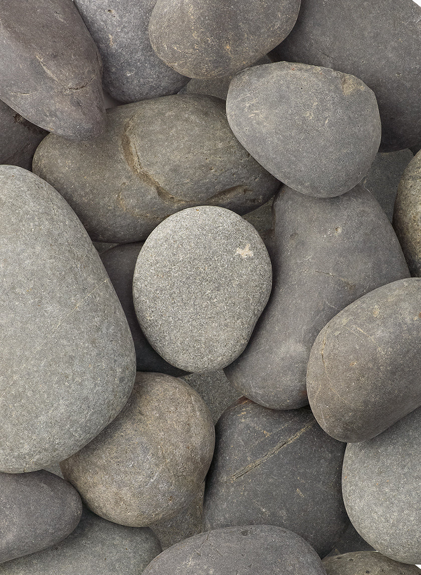 Black Washed Stones Decor Jamali-garden