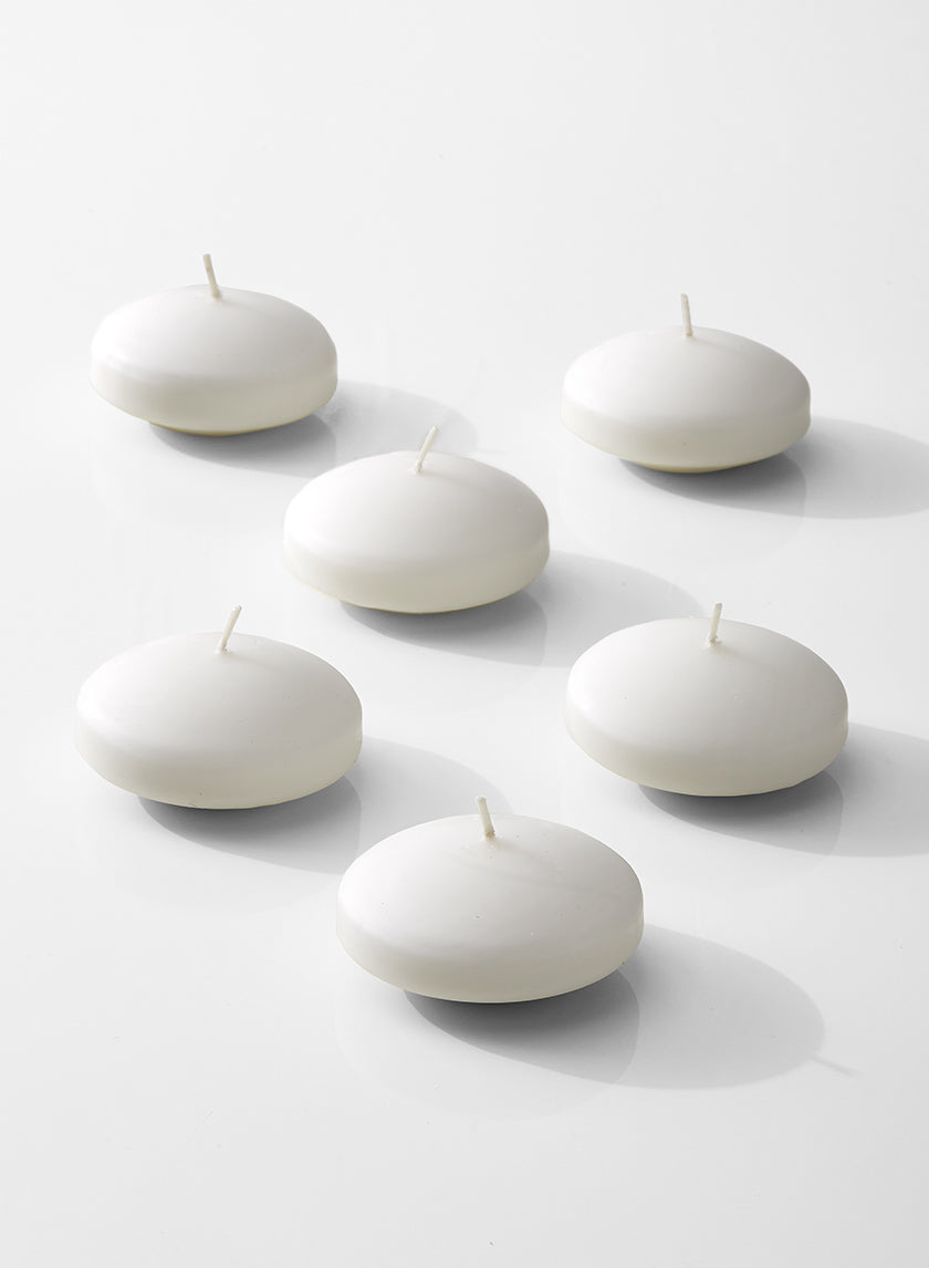 2 3/4in White Floating Candle Decor Jamali-garden