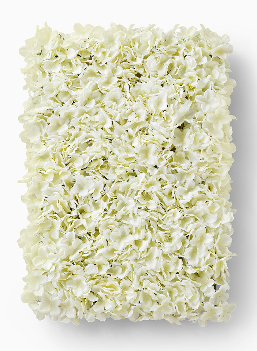 28in Long White Hydrangea Flower Block Decor Jamali-garden