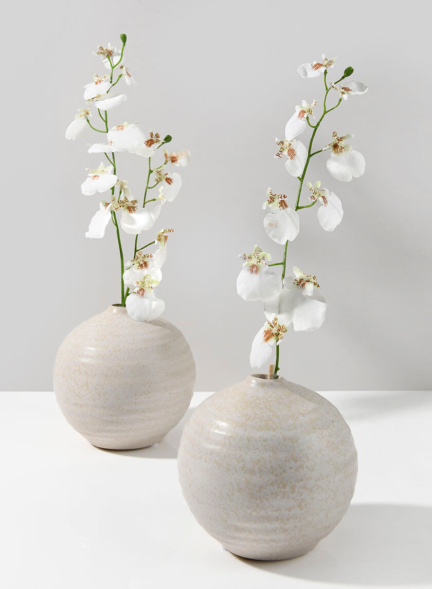 36in Long White Dancing Orchid Spray Decor Jamali-garden