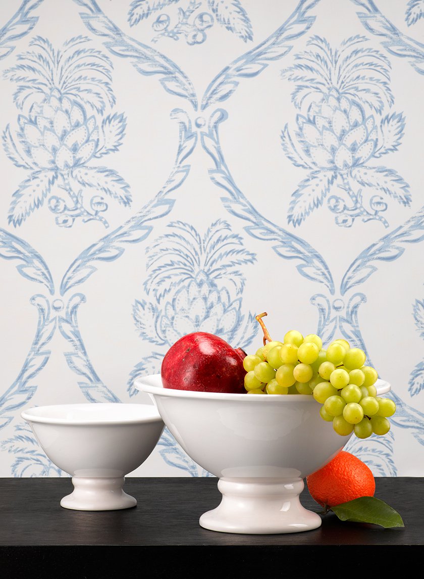 9 3/4in Wide White Porcelain Pedestal Bowl Decor Jamali-garden
