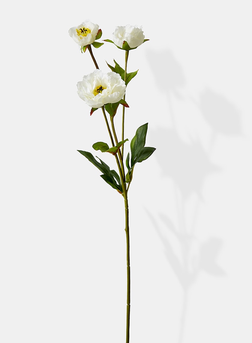 25.5in Long White Princess Peony Decor Jamali-garden